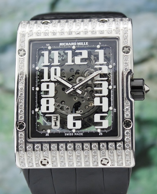 (image for) LIKE NEW RICHARD MILLE 18K WHITE GOLD DIAMOND ULTRA-FLAT / RM16